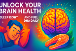 Unlock Your Brain Health: Sleep Right and Fuel DHA Daily